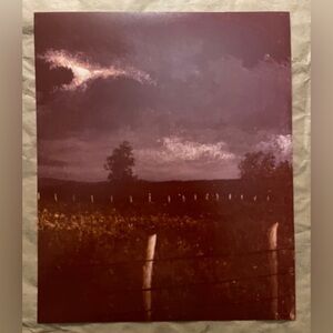 NWT Vintage Jon Gagnon Art Print House W/Rainbow Landscape